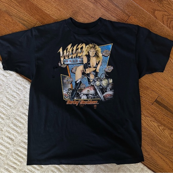 Harley-Davidson | Shirts | Vintage Harley Davidson Wild Breed 8s